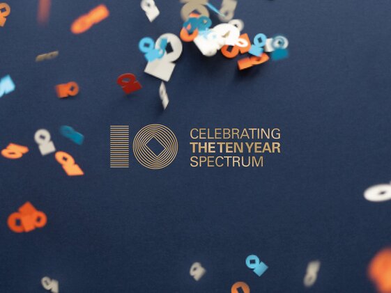 Confetti celebrating the 10 year spectrum_2