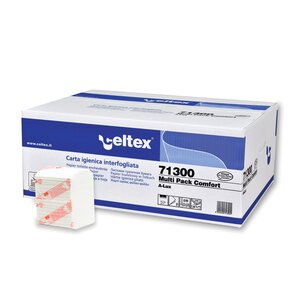 CELTEX MULTI PACK COMFORT dvoslojni toaletni papir u listićima 11x18cm